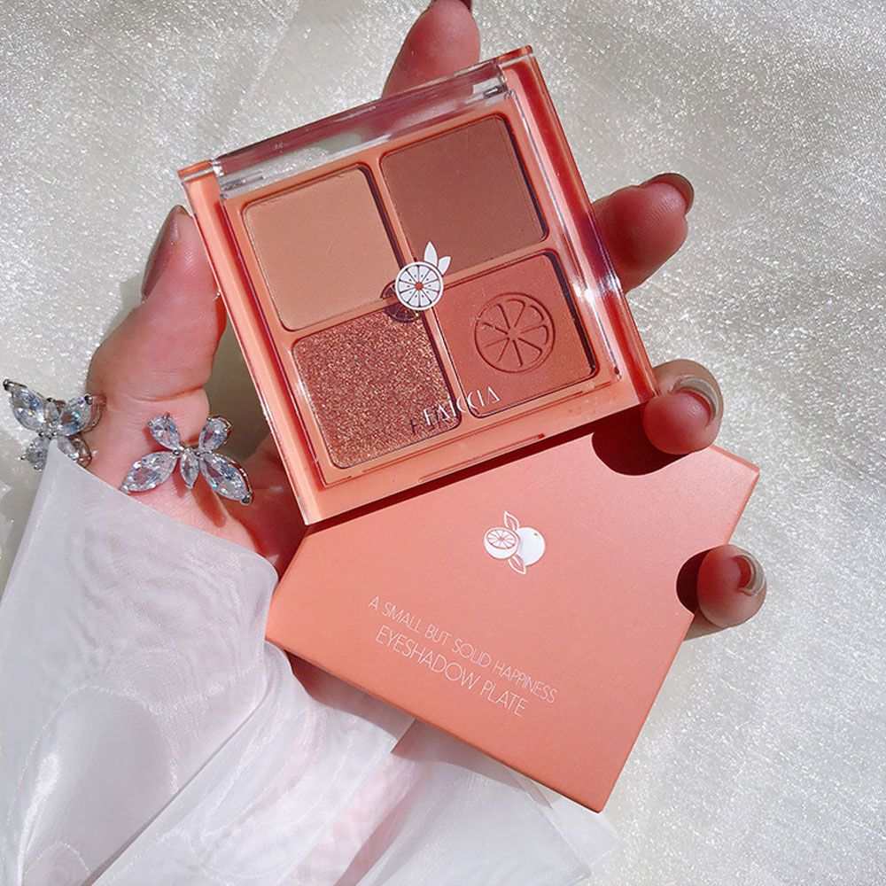 Bảng Phấn Mắt 4 Ô Màu A Small But Solid Happiness Eyeshadow Plate Nội Địa Trung Chính Hãng