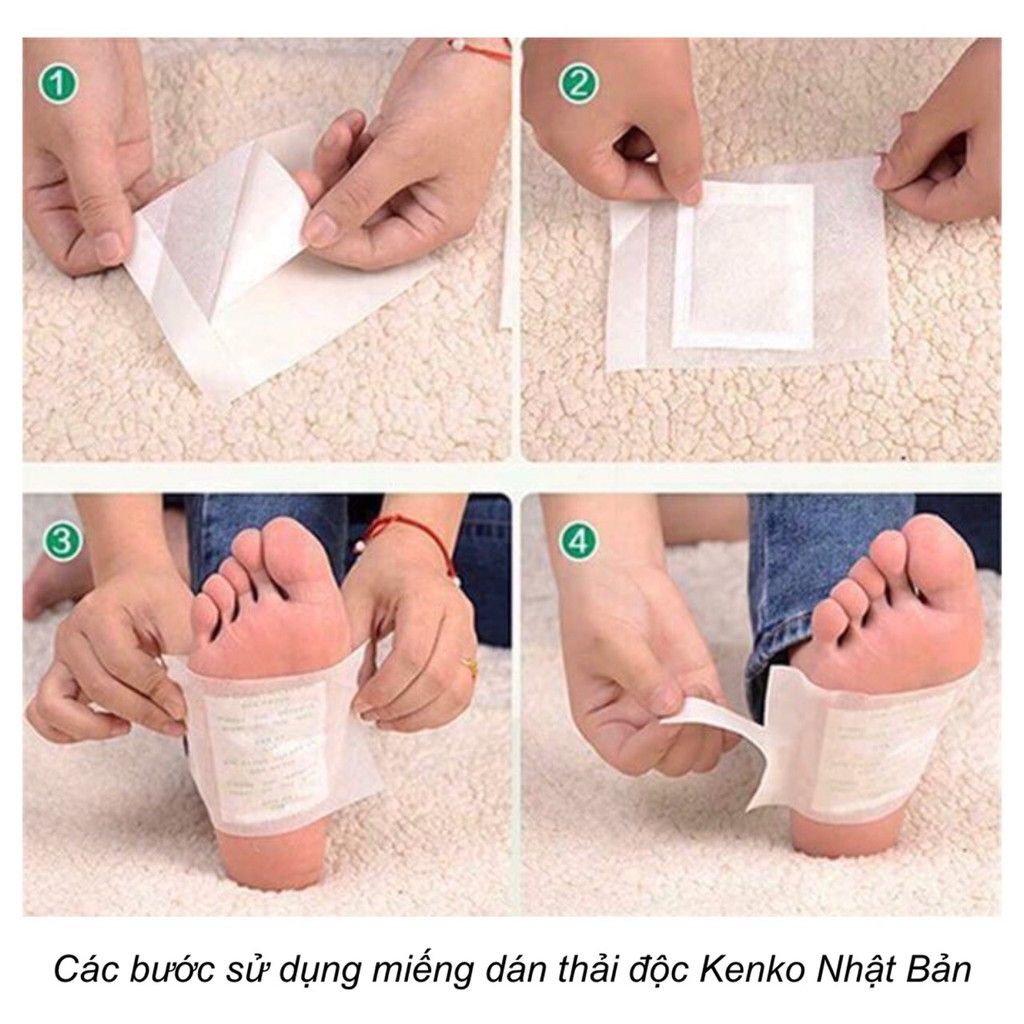  Miếng Dán Thải Độc Tố Chân To-Plan Kenko Nhật Bản 