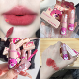  Son Kem Lì Không Dính Cốc Gấu Hồng HERORANGE Beckoning Bear Velvet Lip Glaze 