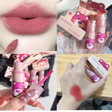  Son Kem Lì Không Dính Cốc Gấu Hồng HERORANGE Beckoning Bear Velvet Lip Glaze 