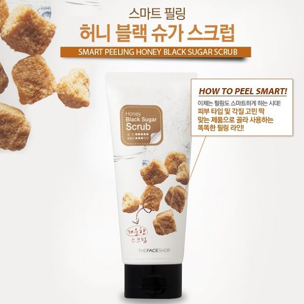 The Face Shop Honey Black Sugar Scrub