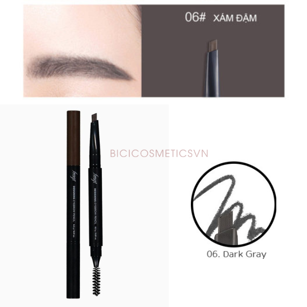  Chì Kẻ Mày 2 Đầu The Face Shop FMGT Designing Eyebrow Pencil 