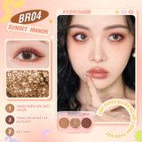  Bảng Phấn Mắt 3 Màu Tiện Lợi Lâu Trôi PINKFLASH 3 Pan Eyeshadow | PF-E23 