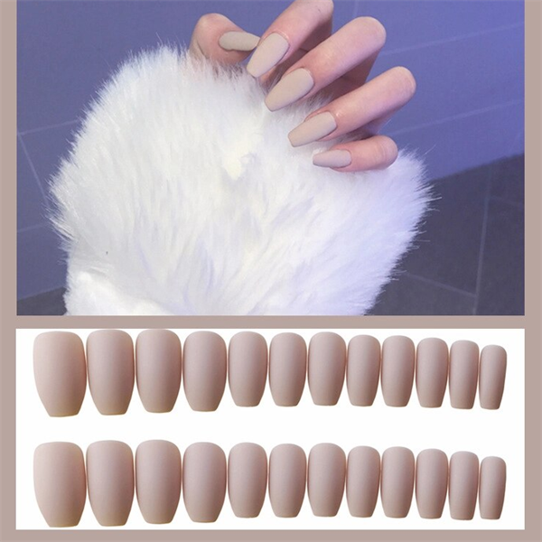 Hộp 24 Móng Tay Giả Đính Hạt, Đá Nails Box Cao Cấp Nội Địa Trung Kèm Keo Dán + Dũa Móng