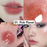  Son Tint Bóng Thỏ Đen Hồng CAPPUVINI Clarinet Lip Gloss 