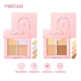  Bảng Che Khuyết Điểm Triệt Sắc 4 ô PINKFLASH Double Fit Concealer 