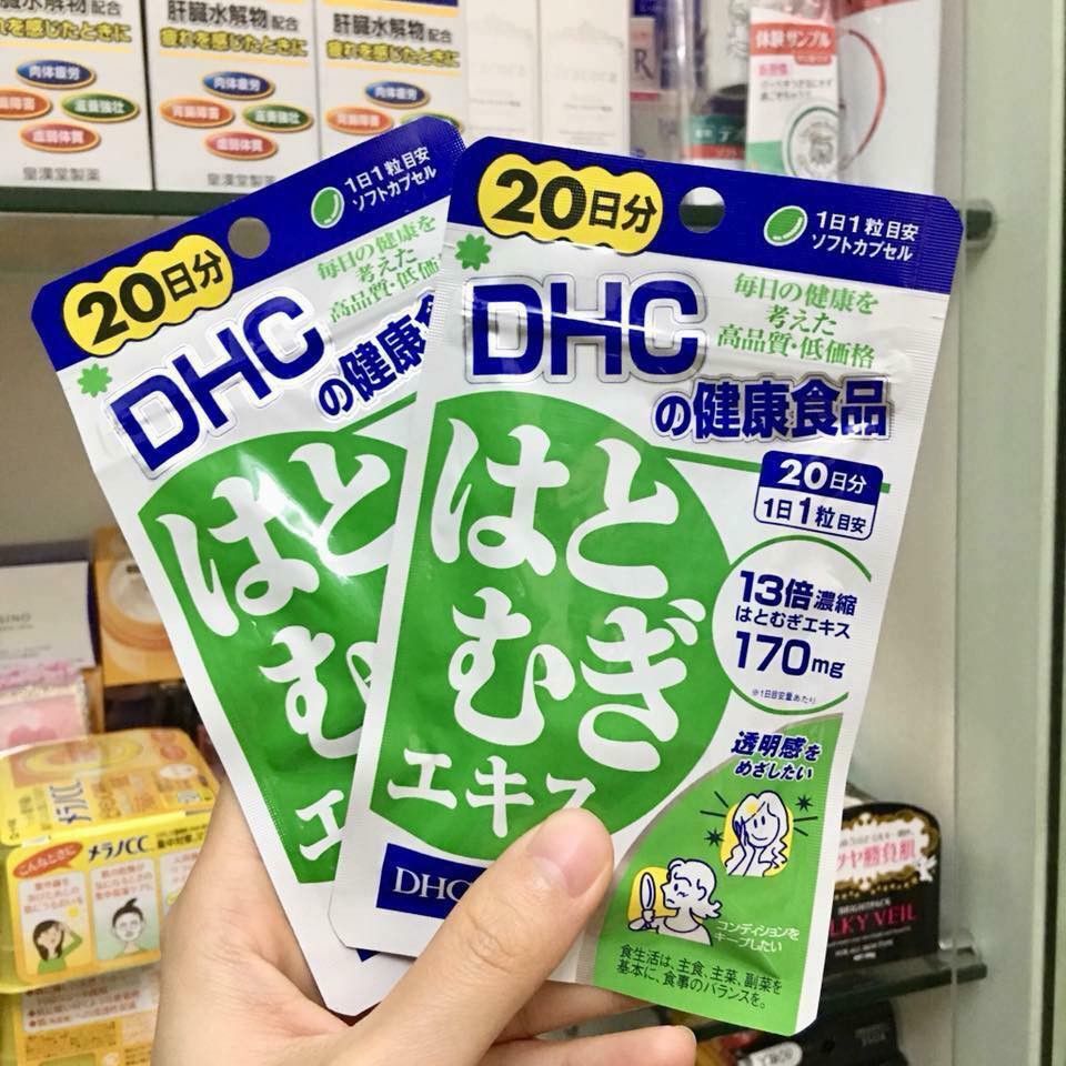 Viên Uống Trắng Da DHC Coix Extract 20 Viên