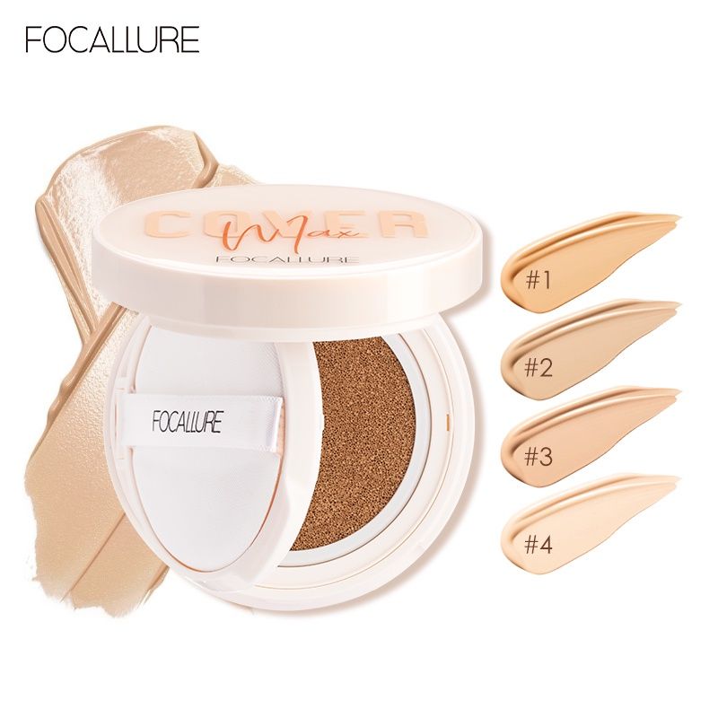  Phấn Nước Che Phủ Kiềm Dầu FOCALLURE Covermax Longlasting Cushion Foundation 