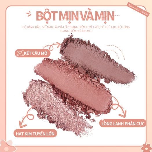 Phấn Mắt 3 Ô Bền Màu BAYFREE Eyeshadow Palette Eye Color