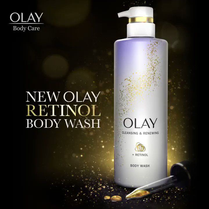  Sữa Tắm Dưỡng Trắng Tái Tạo Da OLAY Cleansing & Renewing B3 + Retinol Night Time Body Wash - 530ml 