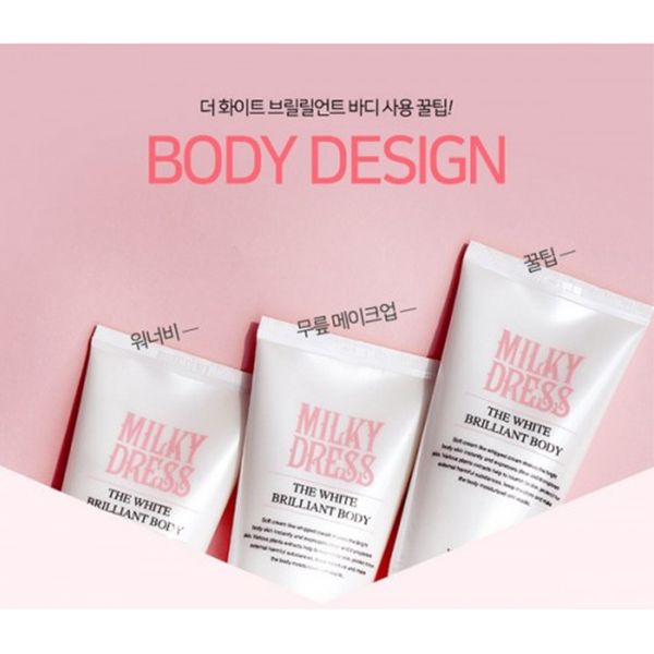Kem Dưỡng Trắng Toàn Thân Milky Dress The White Brilliant Body (150ml)