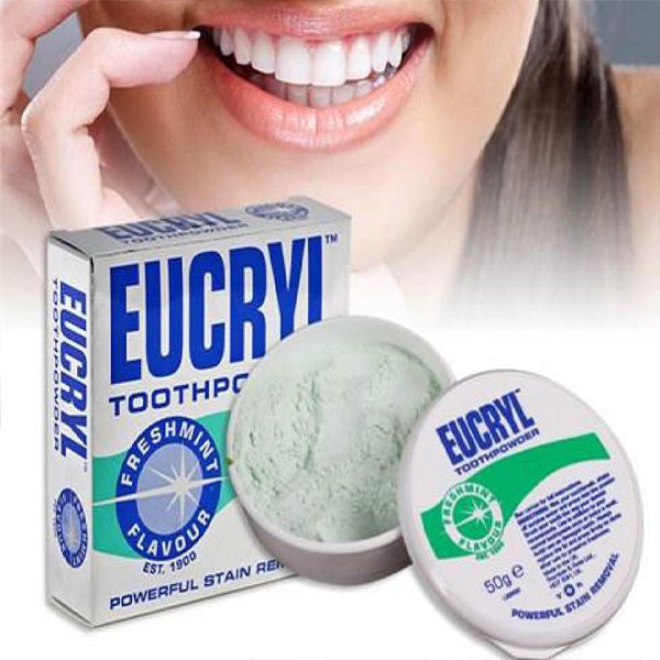  Bột Trắng Răng EUCRYL Tooth Powder 50G (Có Tem Phụ) 