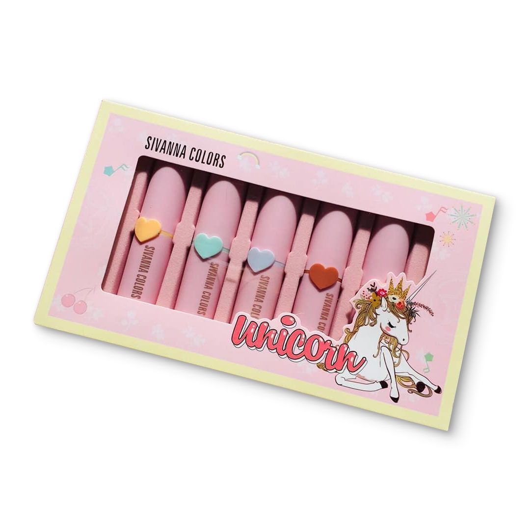 Set Son Sivanna Colors Colorful Unicorn Magic Lipstick Collection HF4025
