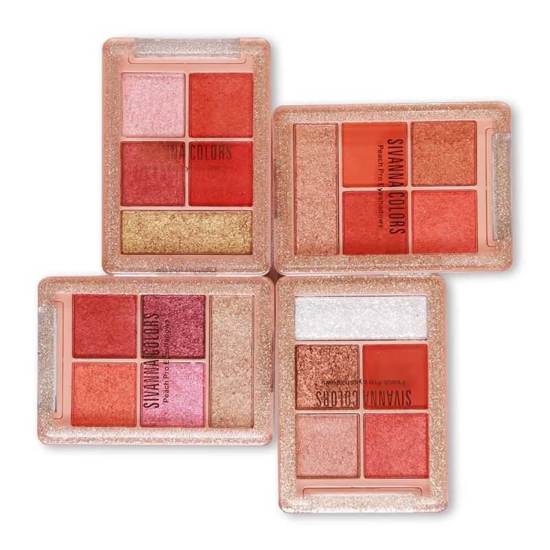 Màu Mắt Nhũ 5 Ô Sivanna Colors Peach Pro Eyeshadow HF6031