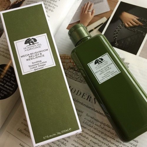  Toner Nấm Linh Chi Cao Cấp Origins Dr. Andrew Weil Mega-Mushroom Soothing Treatment Lotion 200ml (08.2024) 