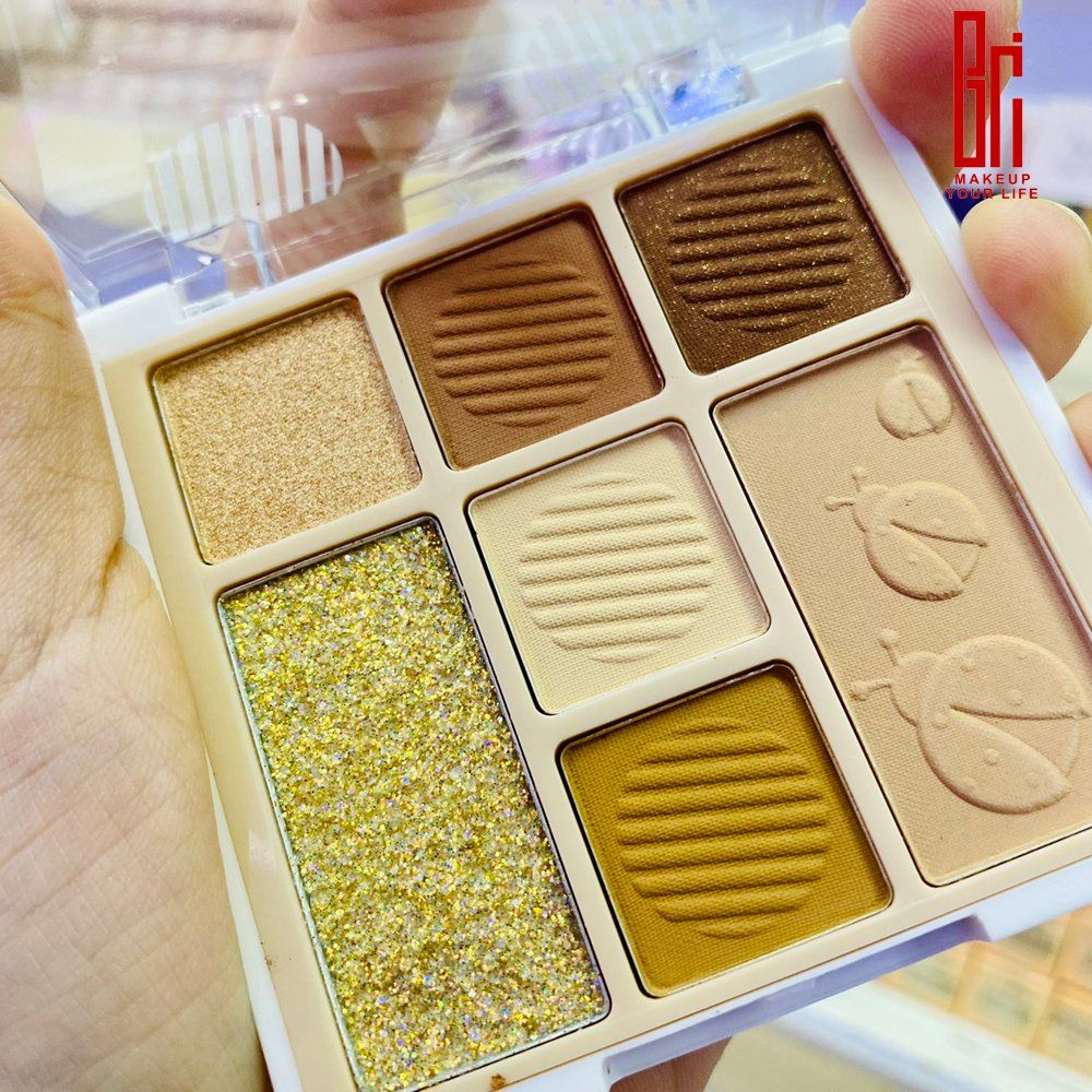 Bảng Phấn Mắt 7 Màu Bubble Spot Eyeshadow Palette NĐT