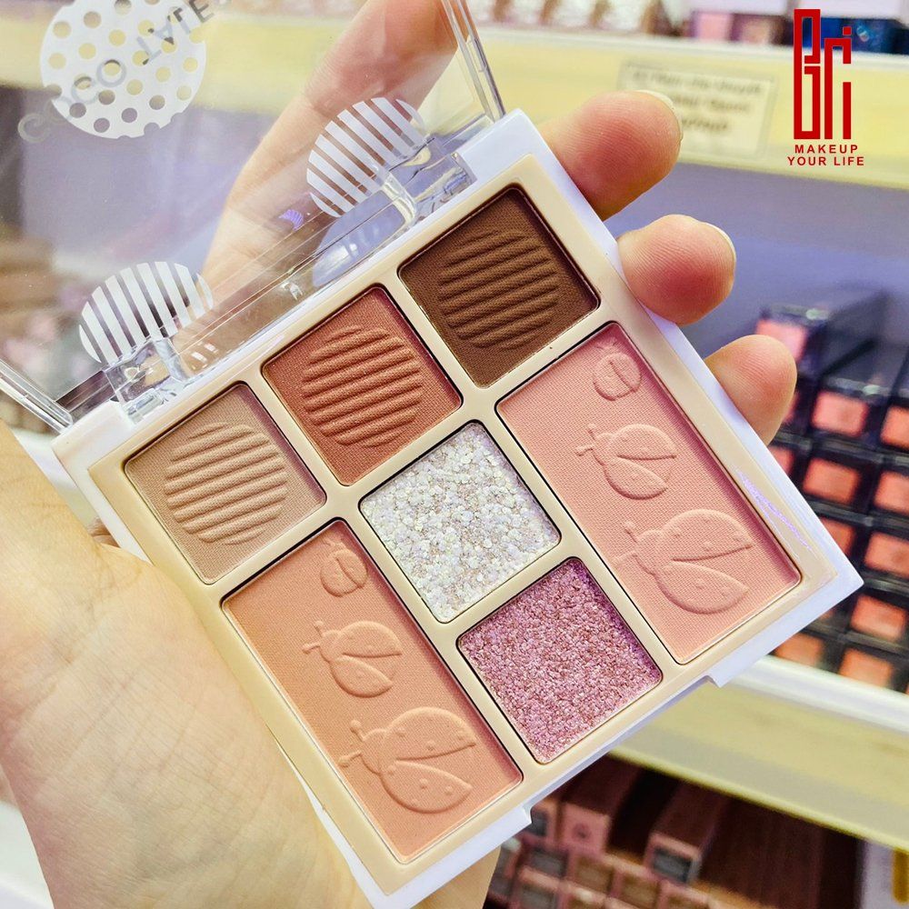 Bảng Phấn Mắt 7 Màu Bubble Spot Eyeshadow Palette NĐT