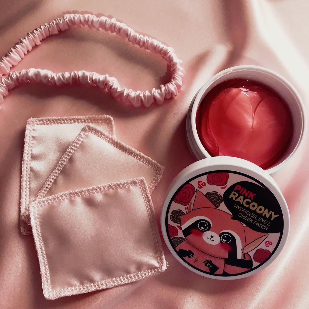 Mặt Nạ Dưỡng Mắt & Má Secret Key Pink Racoony Hydrogel Eye & Cheek Patch