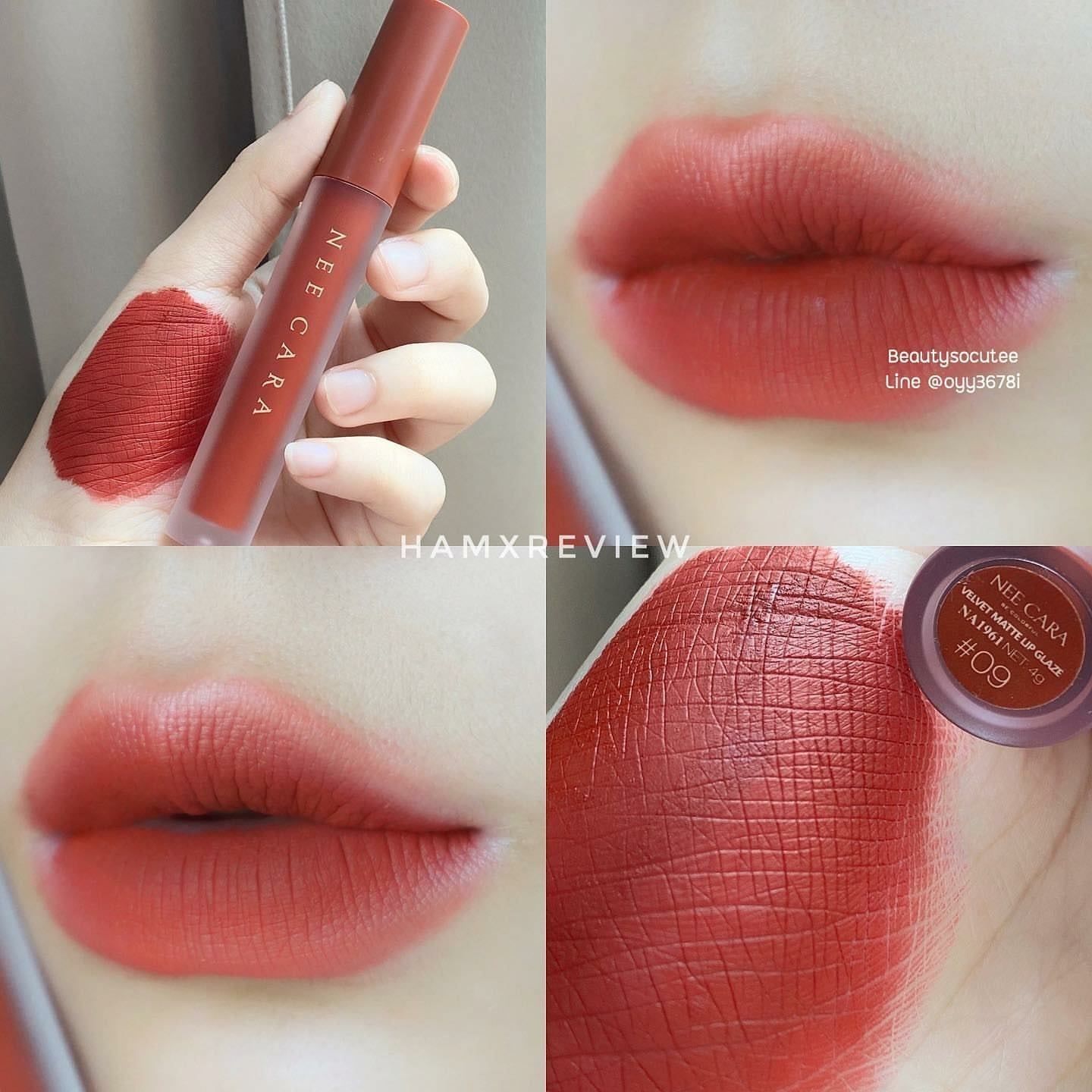 Son Nee Cara Velvet Matte Lipstick NA1961