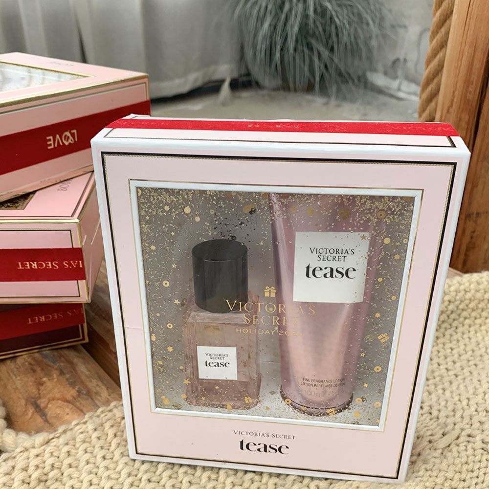 Bộ Quà tặng Victoria Secret TEASE Perfume Fragrance Body Mist & Lotion Gift Set