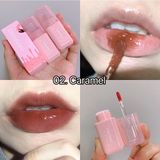  Son Bóng Lùn Dưỡng Ẩm DAIMANPU Doughnut Mirror Lip Glaze 