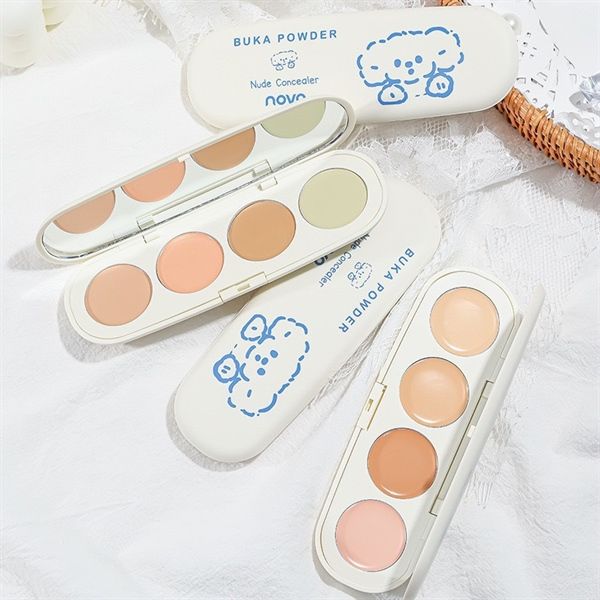  Bảng Triệt Sắc Che Khuyết Điểm 4 ô NOVO four-Color Concealer Nội Địa Trung 