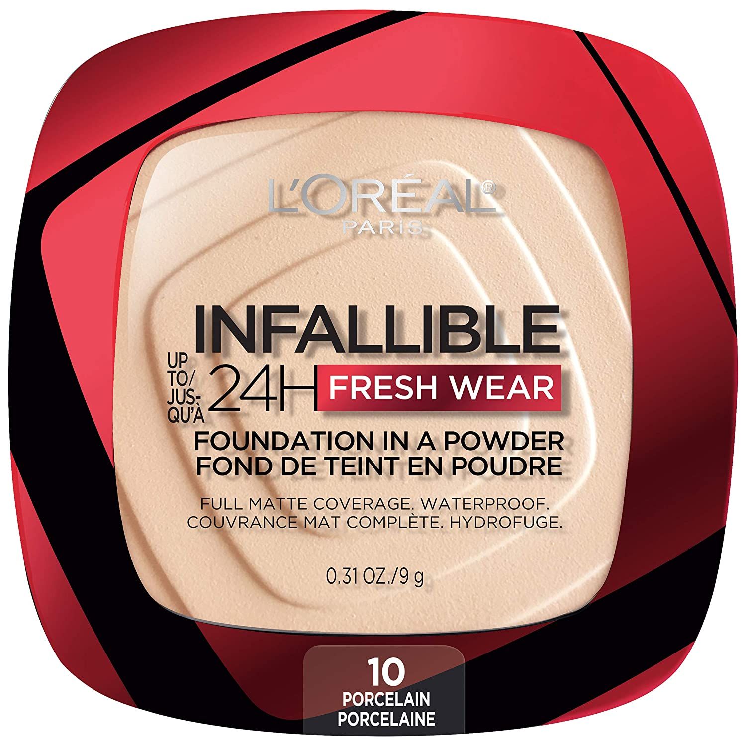  Phấn Nền Kiểm Soát Dầu Không Thấm Nước Không Xuống Tone Đến 24h L'OREAL Infallible 24h Fresh Wear Foundation 