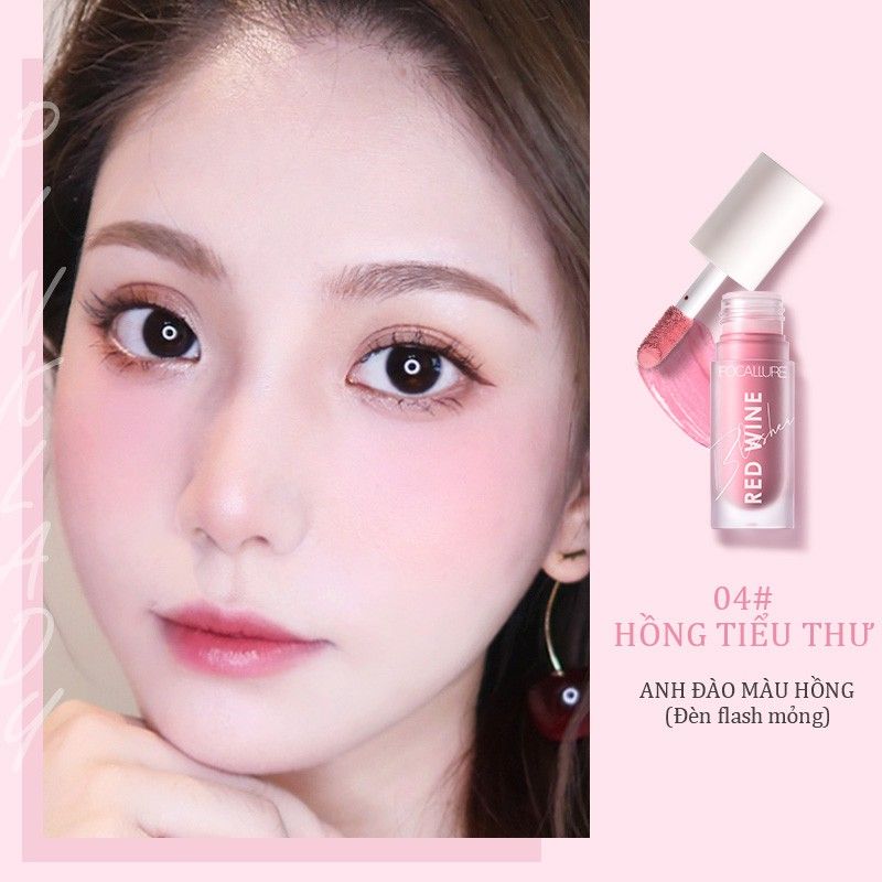  Má Hồng Kem FOCALLURE Hangover Red Wine Blusher | FA-89 