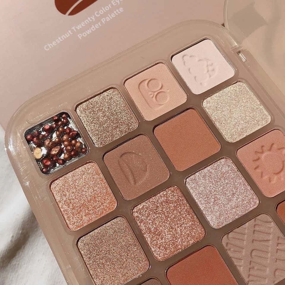 Bảng Phấn Mắt 20 Màu XIYUAN Chestnut Twenty Color Eyeshadow Powder Palette NĐT