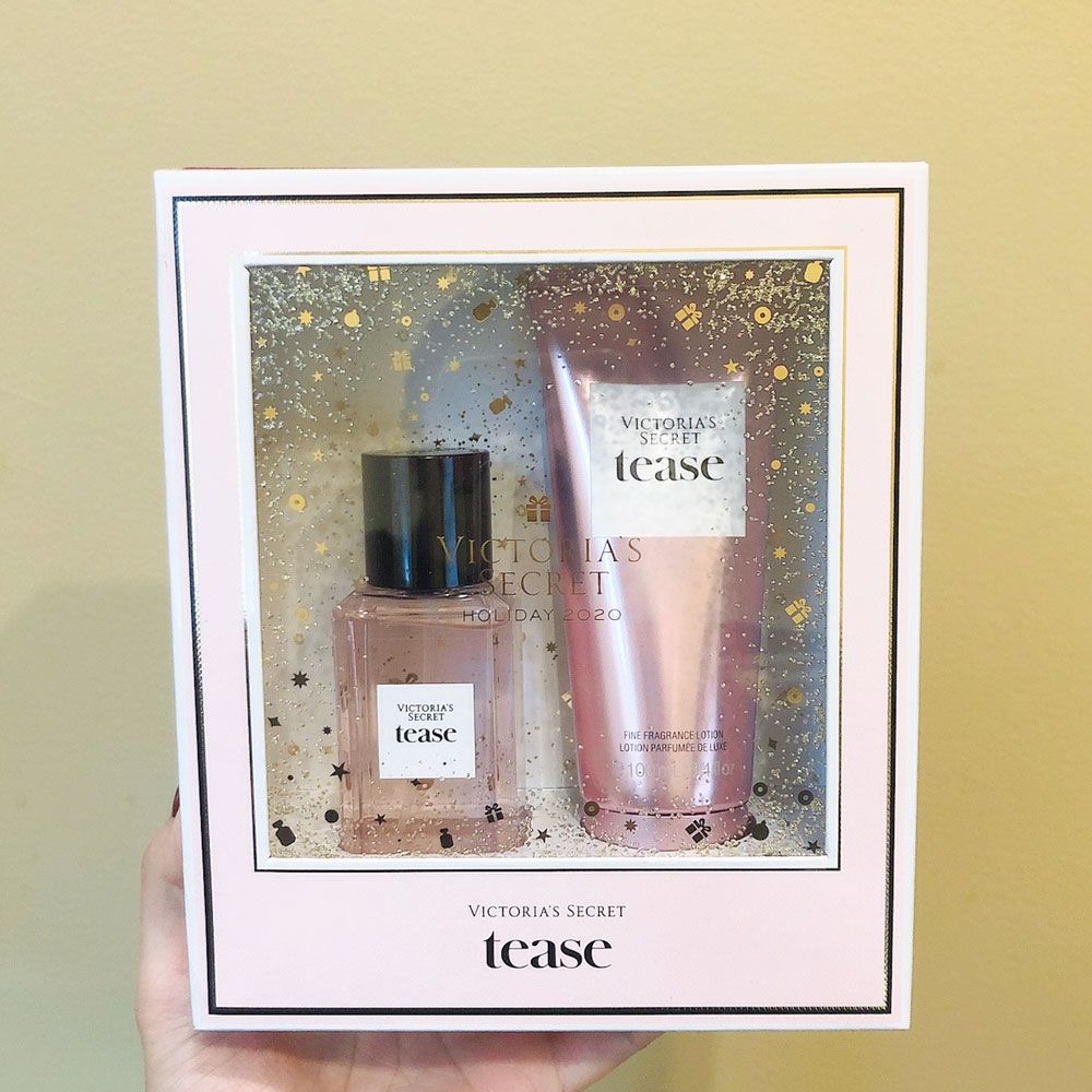Bộ Quà tặng Victoria Secret TEASE Perfume Fragrance Body Mist & Lotion Gift Set