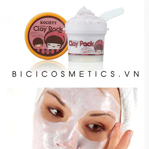 Mặt Nạ Đất Sét Kociety Whitening Clay Pack Bye Bye Dark Spot