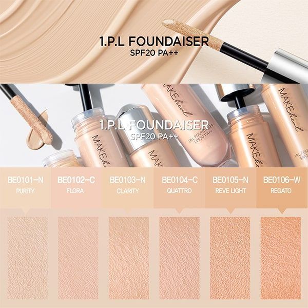 Kem Nền + Che Khuyết Điểm MAKEheal 1.P.L Foundaiser SPF 20 PA++