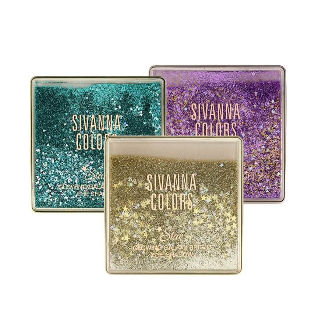 Bảng Phấn Mắt Sivanna Colors Glowing Galaxy Bright HF6015