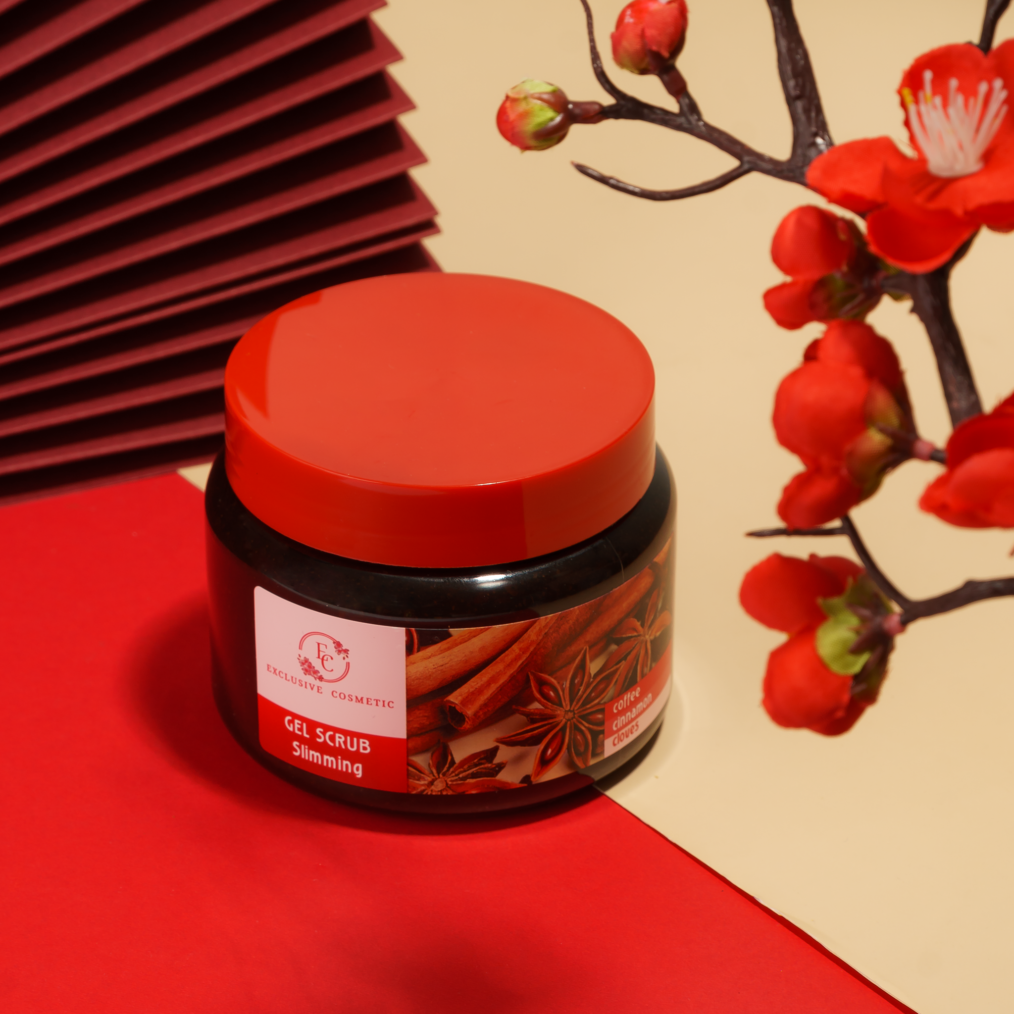  Tẩy Tế Bào Chết Body Toàn Thân Quế Hồi & Cà Phê Exclusive Cosmetic Gel Scrub Coffee & Cinnamon 380ml) 