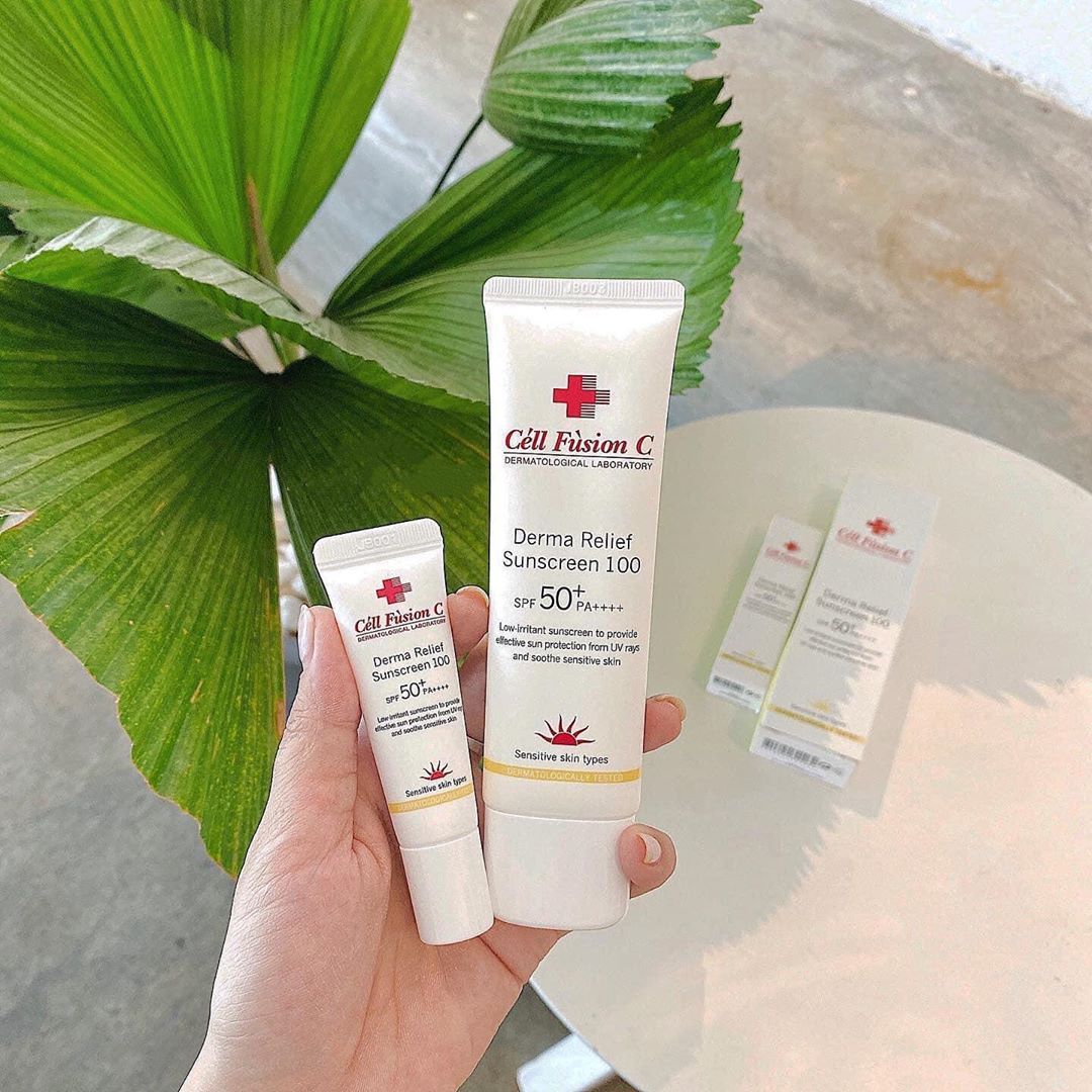 Kem Chống Nắng Cho Da Nhạy Cảm Cell Fusion C Derma Relief Sunscreen SPF50+ PA++++