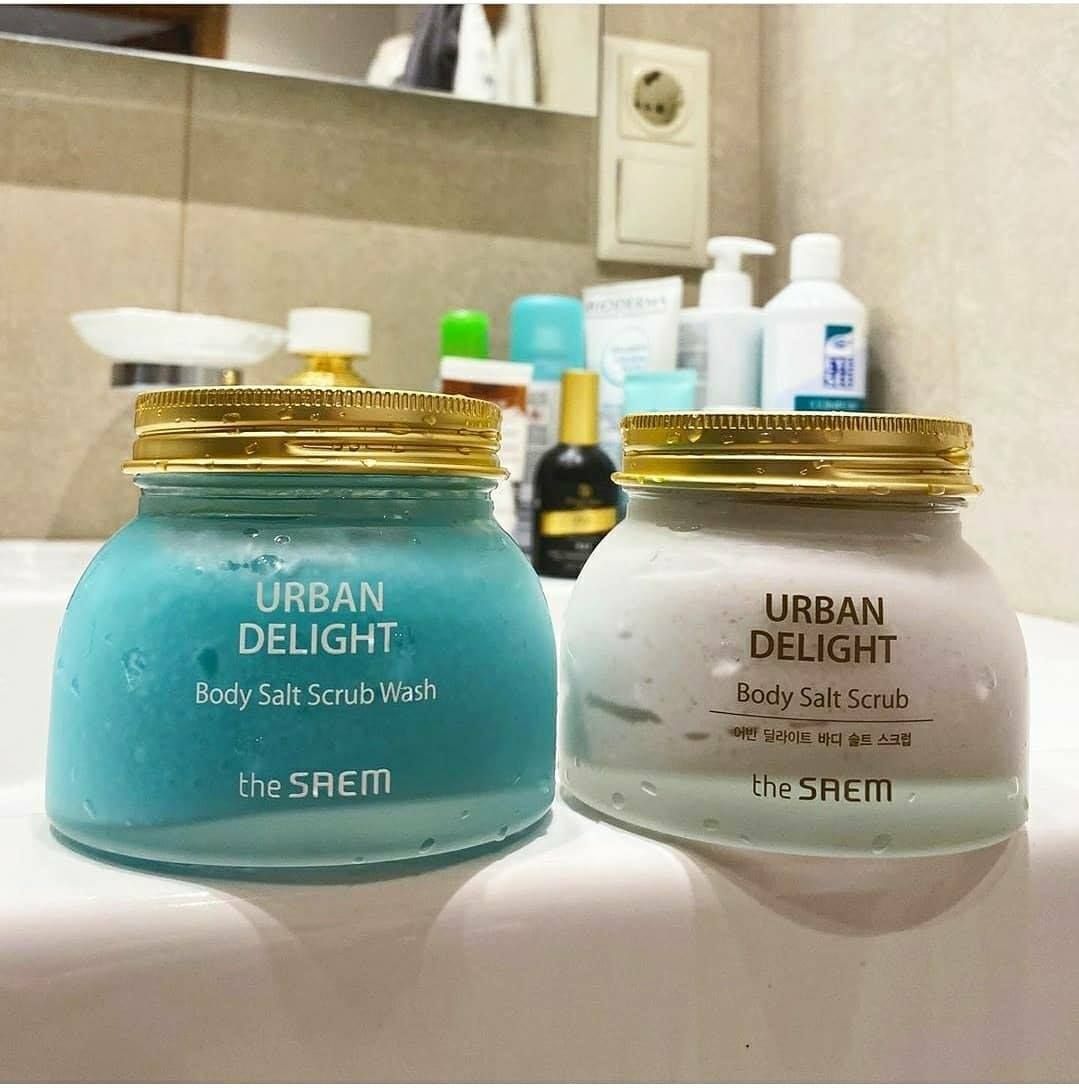 Kem dưỡng thể tẩy tế bào chết The Saem Urban Delight Body Salt Scrub Wash