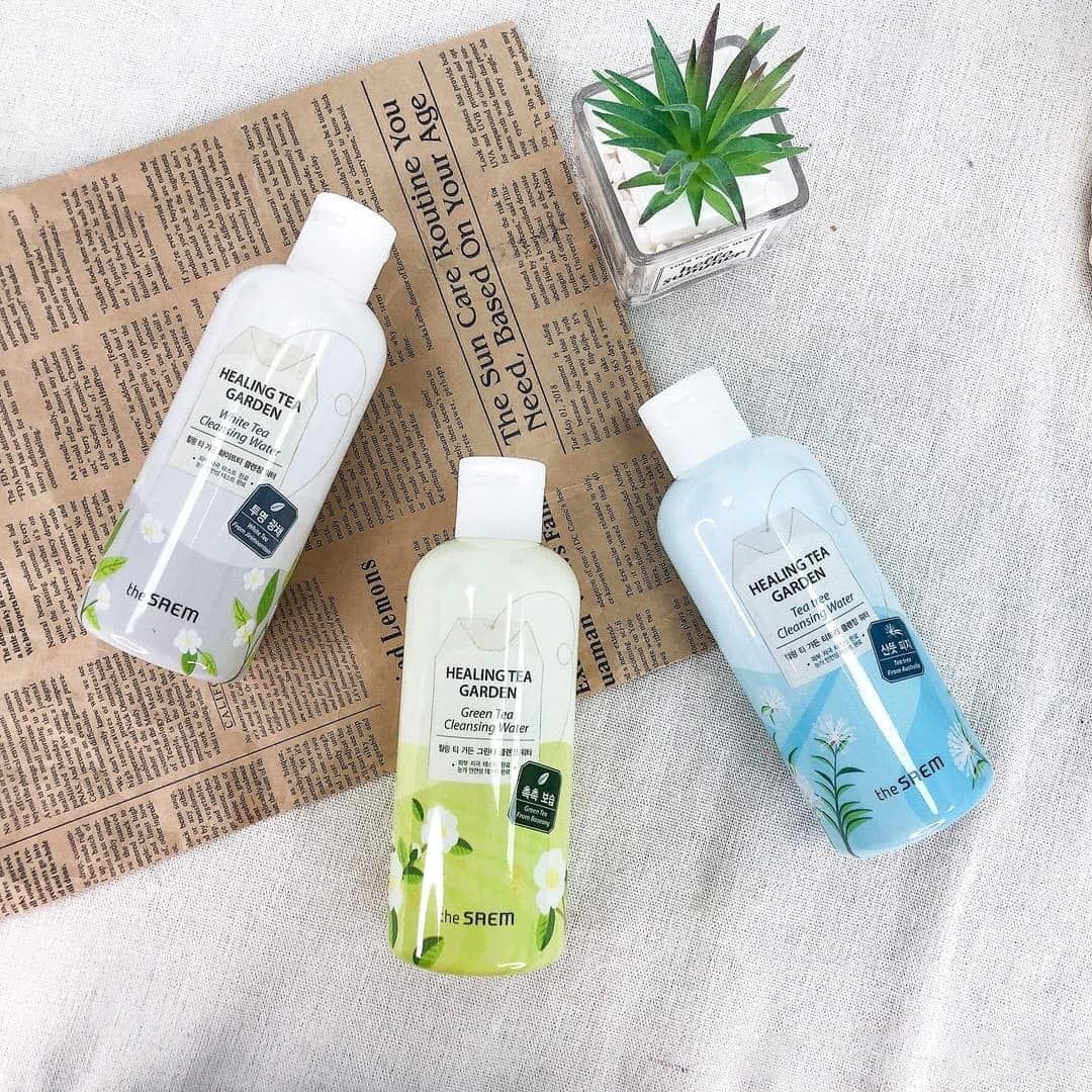 Nước Tẩy Trang The Saem Healing Tea Garden Cleansing Water 300ml