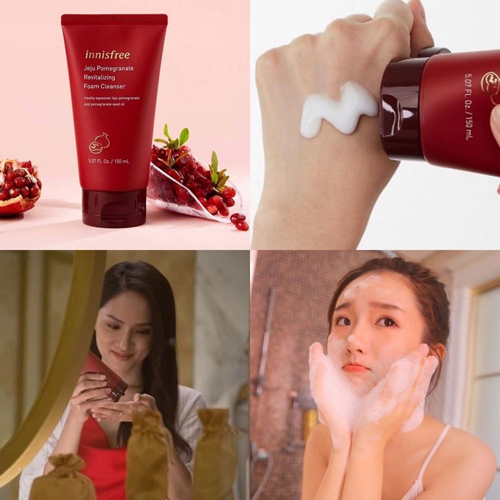  Sữa Rửa Mặt Dưỡng Trắng Da Innisfree Jeju Pomegranate Revitalizing (150ML) 