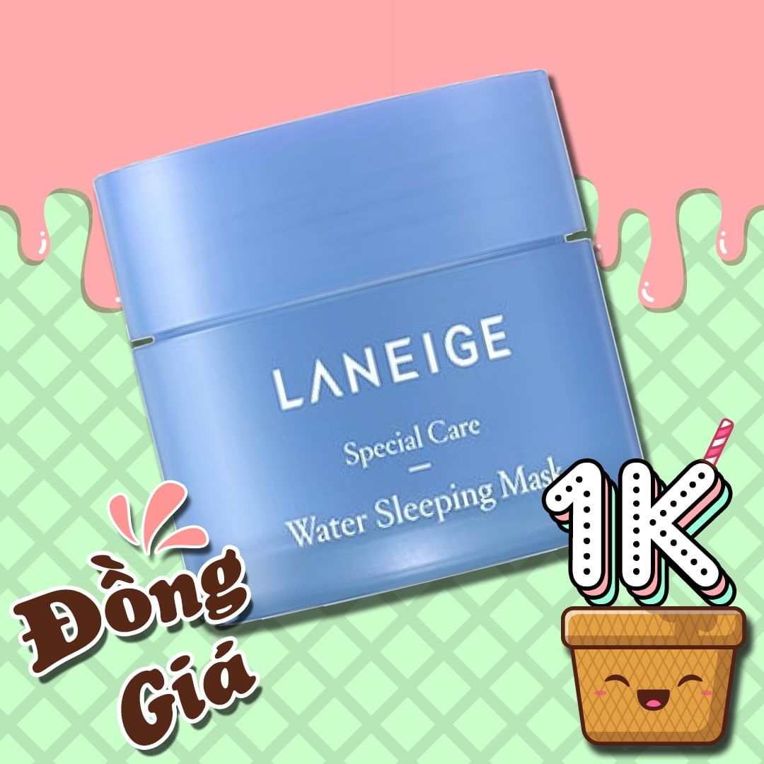  [Đồng Giá 1k Khi Mua Hóa Đơn 800k] Mặt Nạ Ngủ Cung Cấp Nước Laneige Water Sleeping Mask Mini Size 