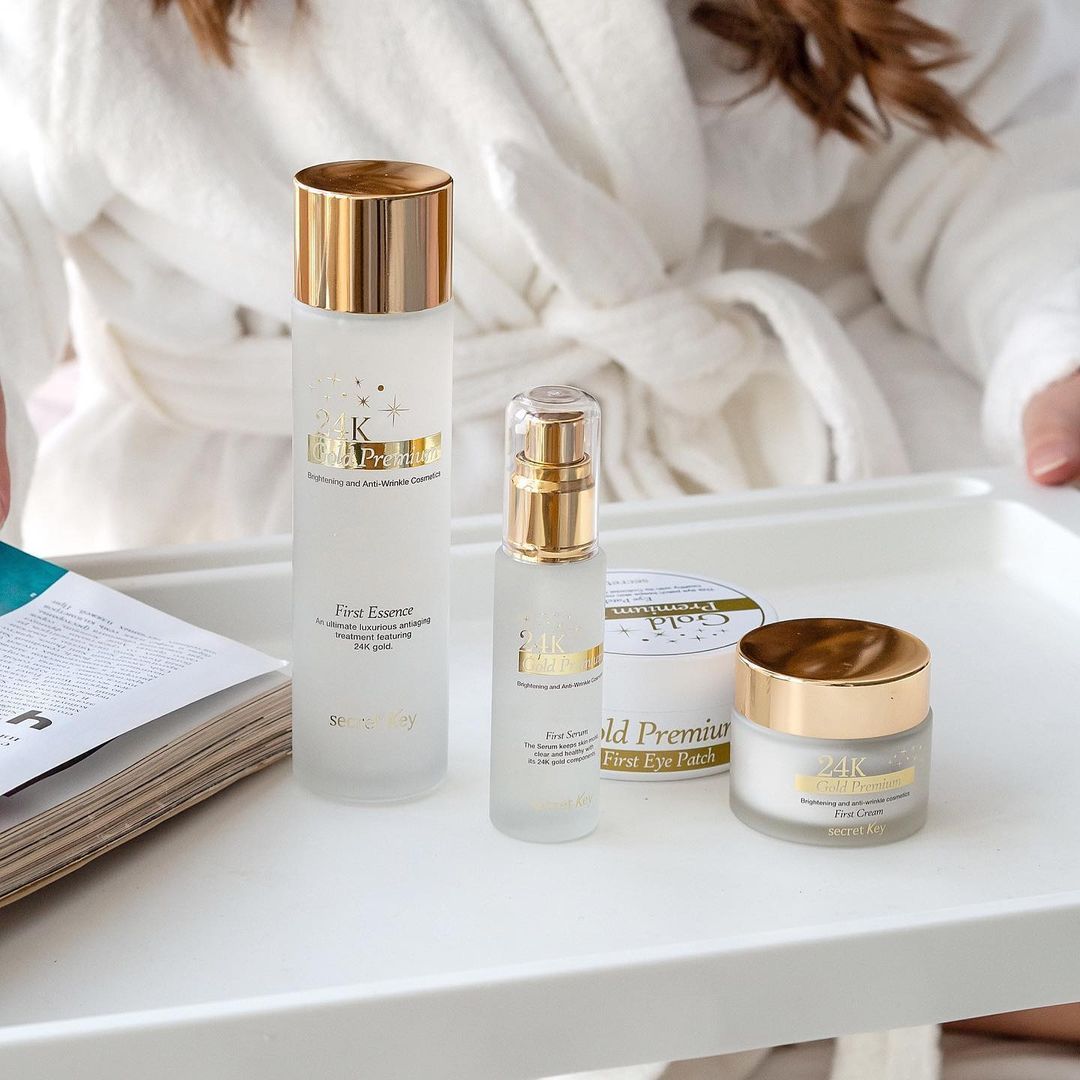 Sample Kem Dưỡng Da Secret Key 24K Gold Premium First Cream 1ml