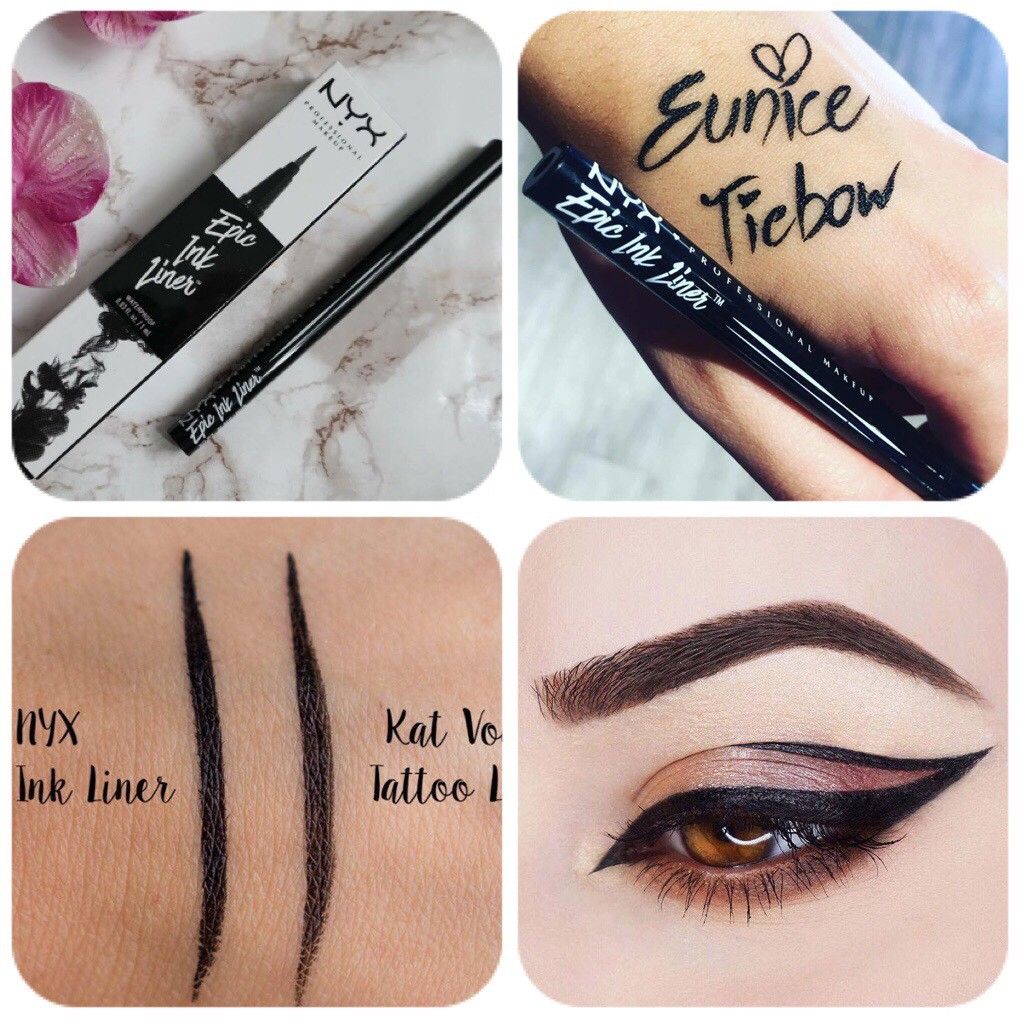  Bút Kẻ Mắt Nước Thanh Mảnh Không Trôi NYX Professional Makeup Super Skinny Eye Marker 