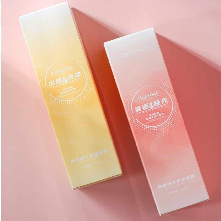  Xịt Khóa Nền Makeup Kiềm Dầu GOGO TALES Long Lasting Makeup Setting Spray Matte Finish 100ml 