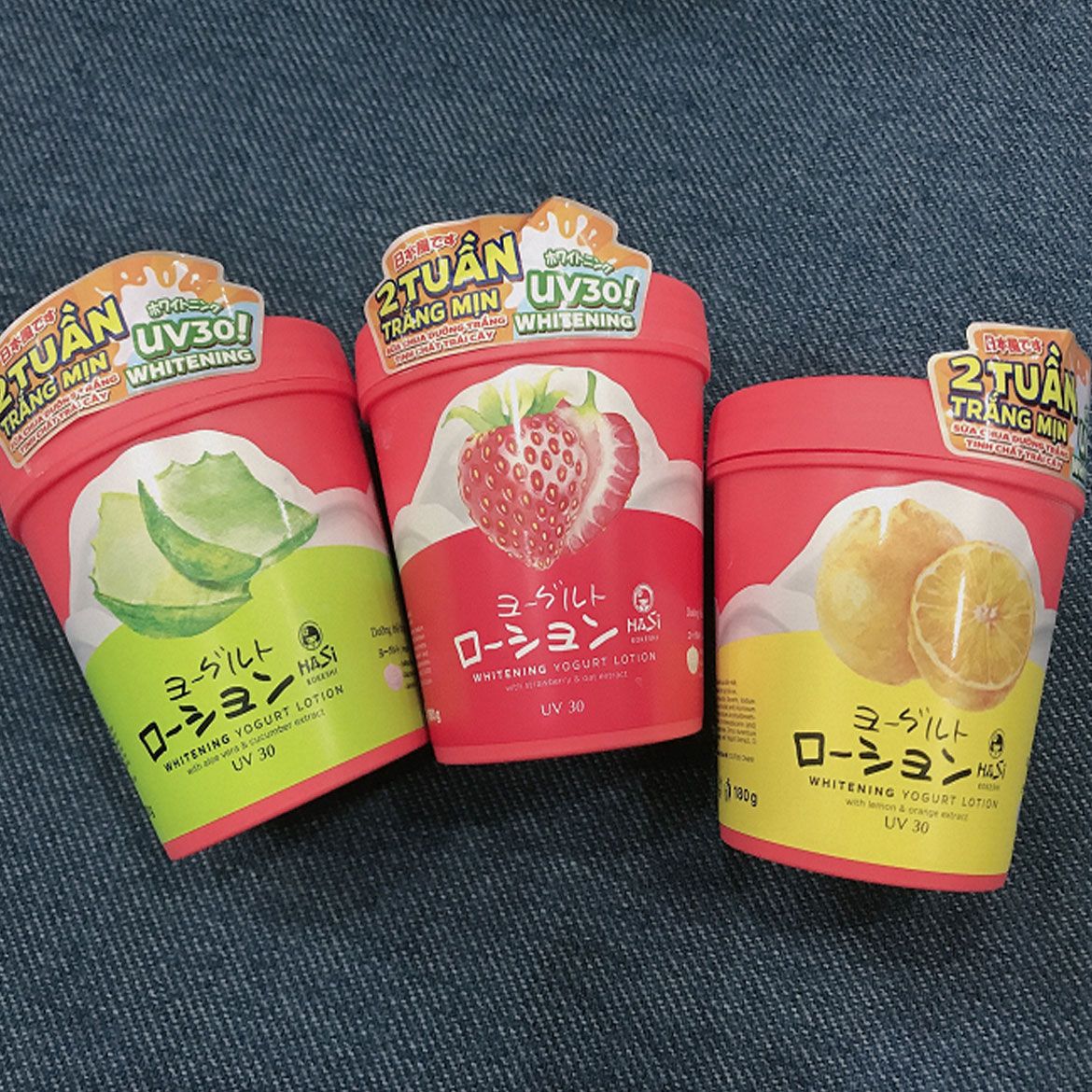 Dưỡng thể trắng da Hasi Kokeshi Yogurt Lotion