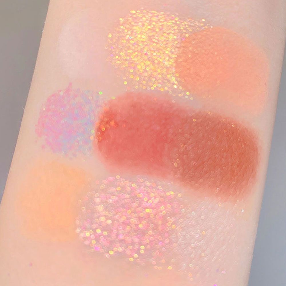 Bảng Phấn Mắt Dikalu Trà Sữa 8 Ô Màu Milk Tea Palette Nội Địa Trung Chính Hãng