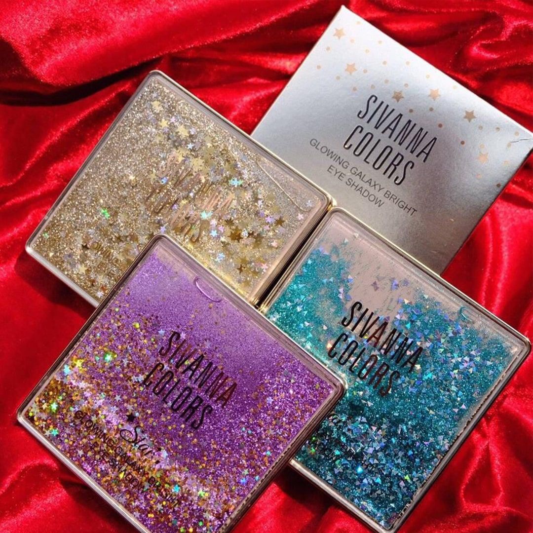 Bảng Phấn Mắt Sivanna Colors Glowing Galaxy Bright HF6015