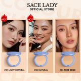  Phấn Phủ Nén Kiềm Dầu, Không Trôi SACE LADY Lasting Waterproof Oil Control Pressed Powder 