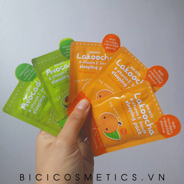 Mặt Nạ Ngủ Kociety Vitamin Beads Sleeping Pack (dạng miếng)