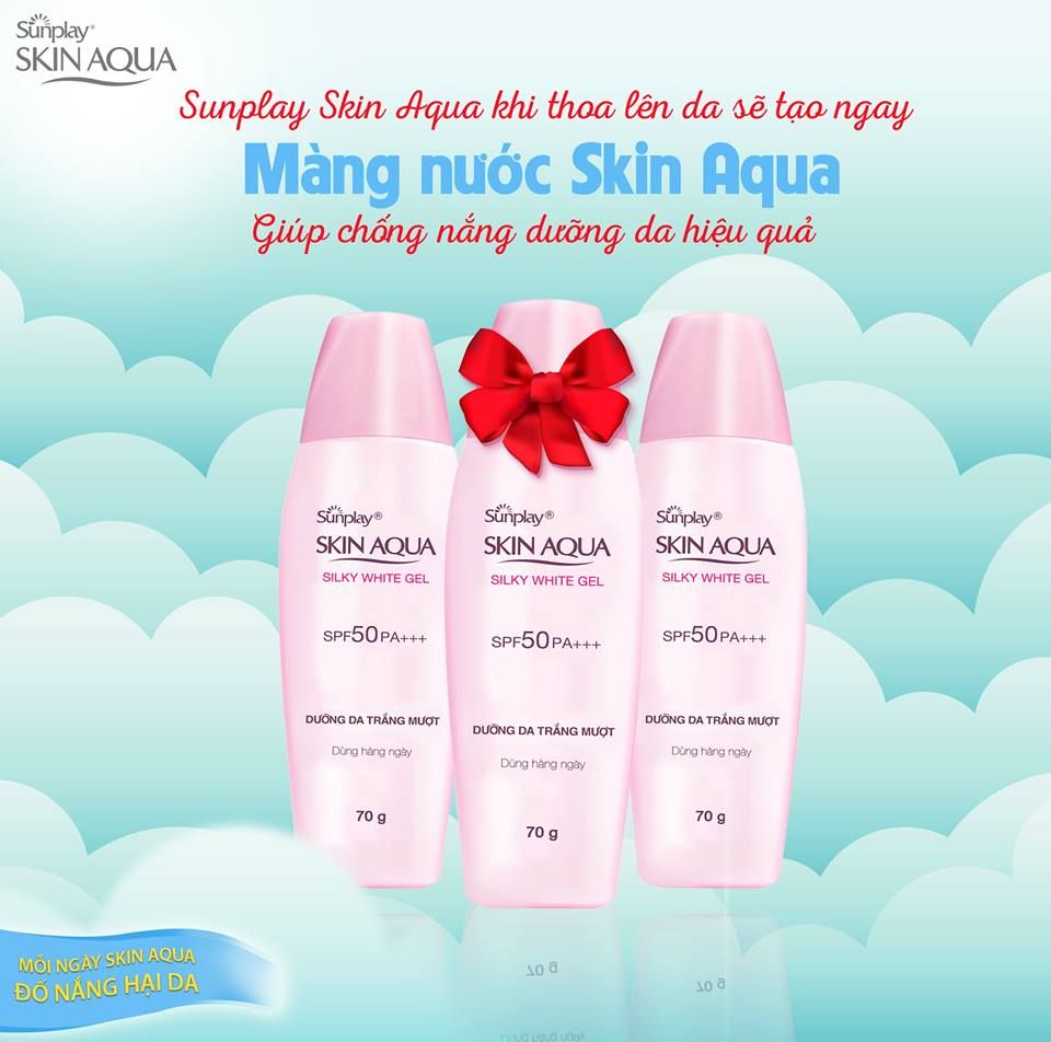 Kem Chống Nắng Dưỡng Ẩm, Sáng Da Sunplay Skin Aqua SPF50+ PA++++ 30g