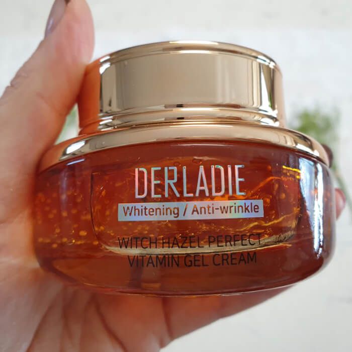 Gel Dưỡng Ẩm Chăm Sóc Da Mụn, Mờ Thâm, Sẹo Derladie Witch Hazel Perfect Vitamin Gel Cream 55ml