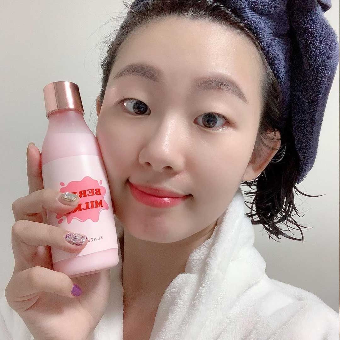 Nước Hoa Hồng Black Rouge Strawberry PongDang Milk Toner 200ml